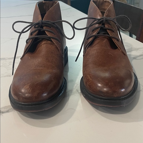Steve Madden Men's Brown Leather Chukka Boots - Picture 2 of 11